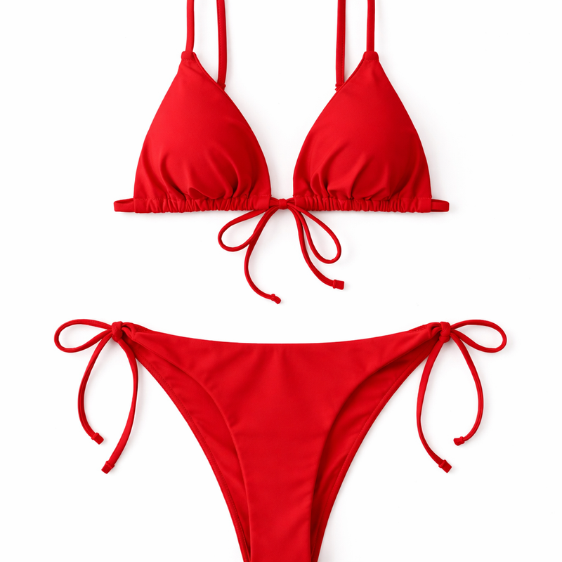 Bikini Triangle Push-up Uni Bleu