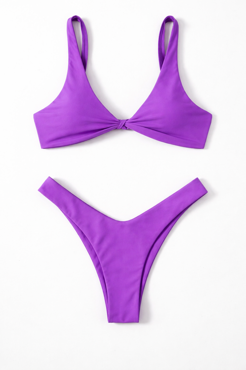 Bikini Brésilien Noué Uni