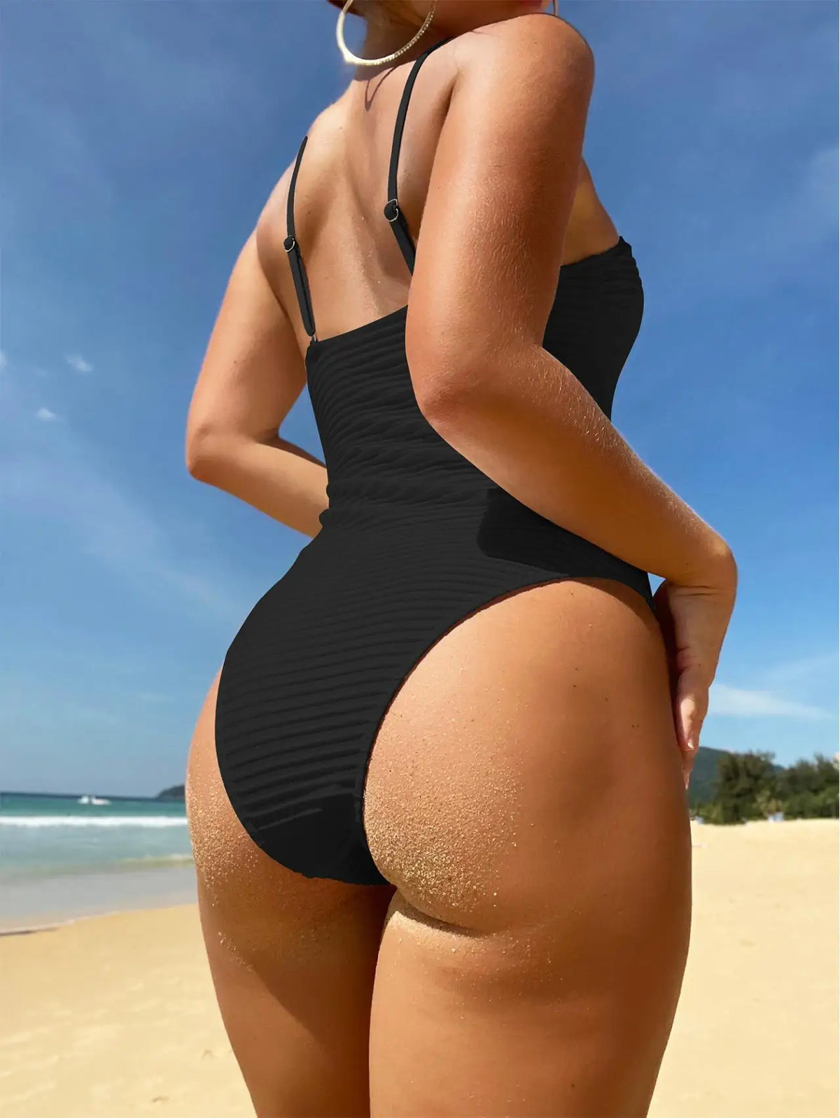 Monokini style bikini une pièce pour femme — Kora Bikini Montréal — vue 18